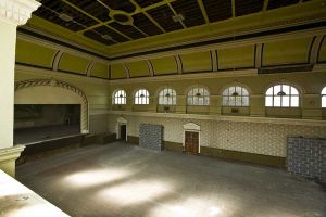 The Ballroom taken from an upper window